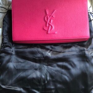 Authentic YSL classic clutch